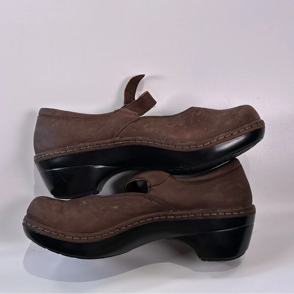 Ariat Womens Caroline Comfort Mary Jane Leather Wedge Brown 7.5 - Picture 2 of 9